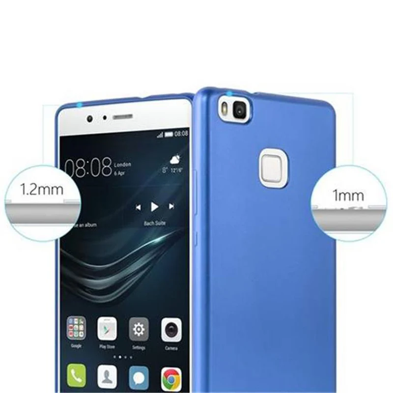Cadorabo Hülle kompatibel mit Huawei P9 LITE 2016 / G9 LITE Schutzhülle aus flexiblem TPU Silikon