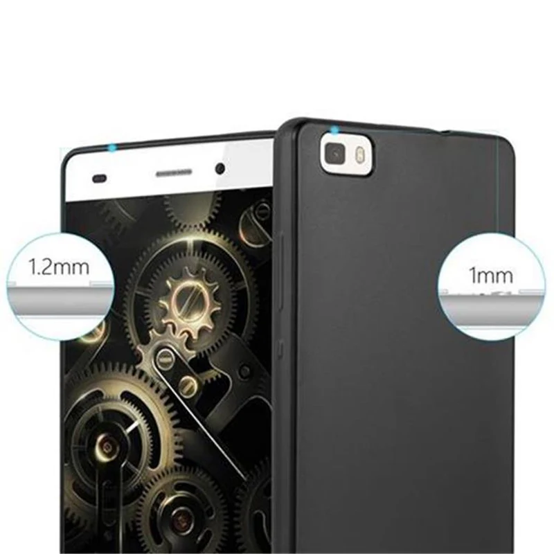 Cadorabo Hülle kompatibel mit Huawei P8 LITE 2015 Schutzhülle aus flexiblem TPU Silikon