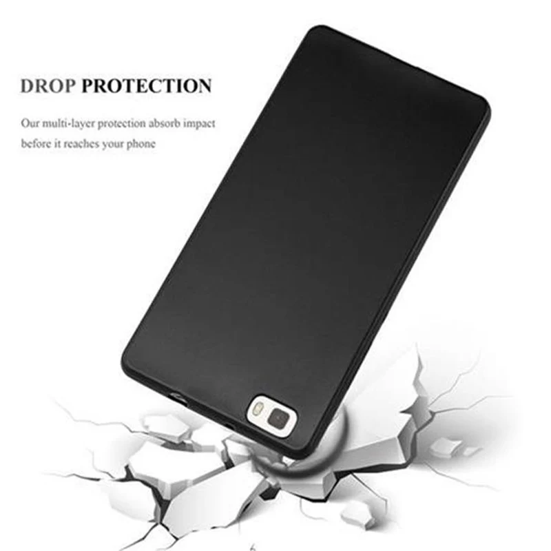Cadorabo Hülle kompatibel mit Huawei P8 LITE 2015 Schutzhülle aus flexiblem TPU Silikon