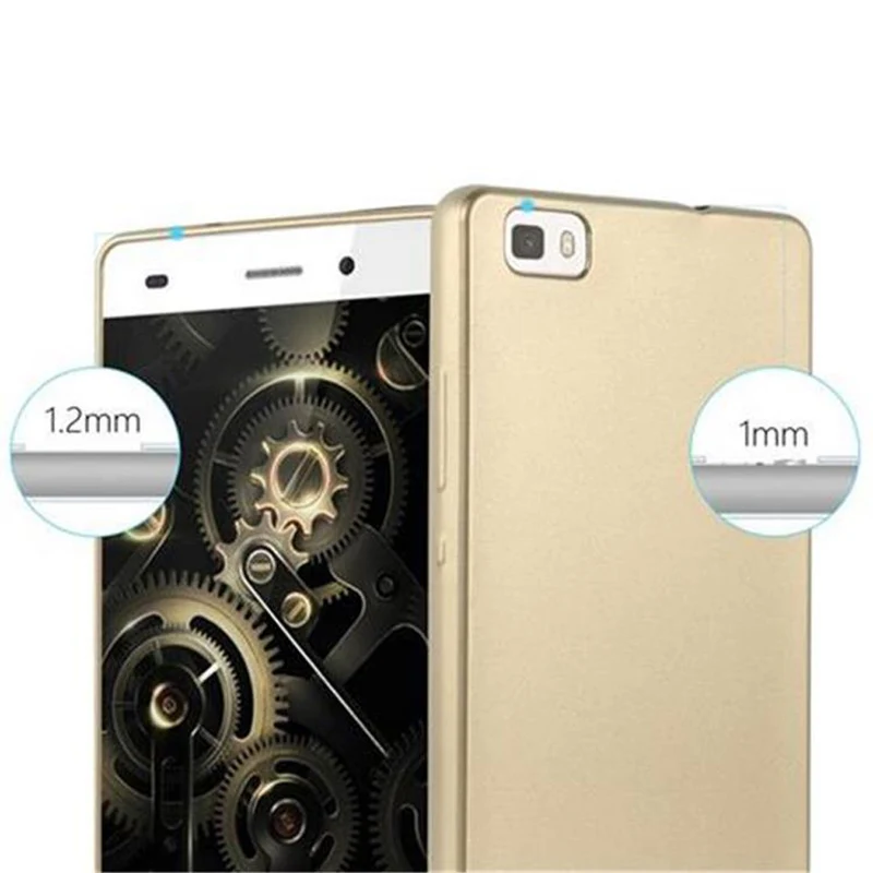 Cadorabo Hülle kompatibel mit Huawei P8 LITE 2015 Schutzhülle aus flexiblem TPU Silikon