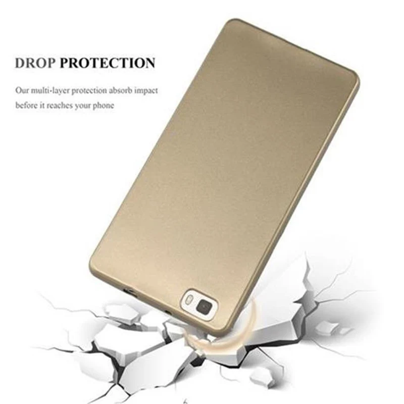 Cadorabo Hülle kompatibel mit Huawei P8 LITE 2015 Schutzhülle aus flexiblem TPU Silikon