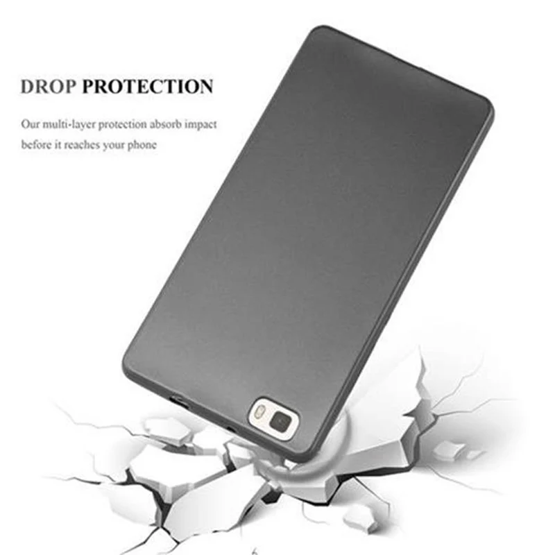 Cadorabo Hülle kompatibel mit Huawei P8 LITE 2015 Schutzhülle aus flexiblem TPU Silikon