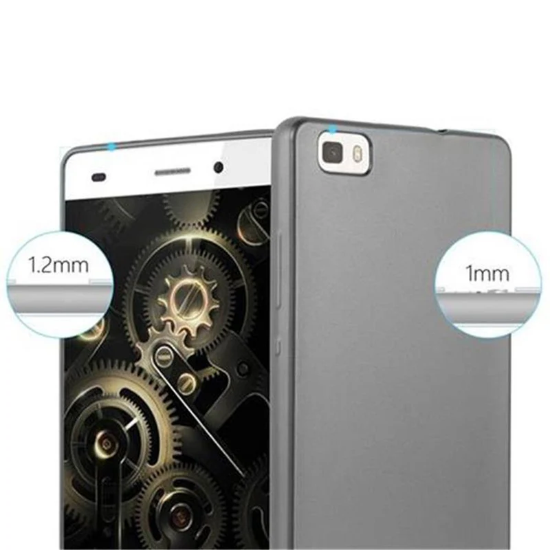 Cadorabo Hülle kompatibel mit Huawei P8 LITE 2015 Schutzhülle aus flexiblem TPU Silikon