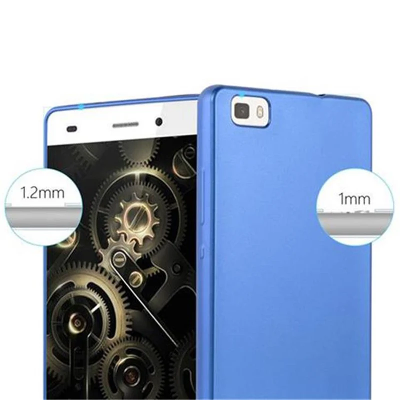 Cadorabo Hülle kompatibel mit Huawei P8 LITE 2015 Schutzhülle aus flexiblem TPU Silikon