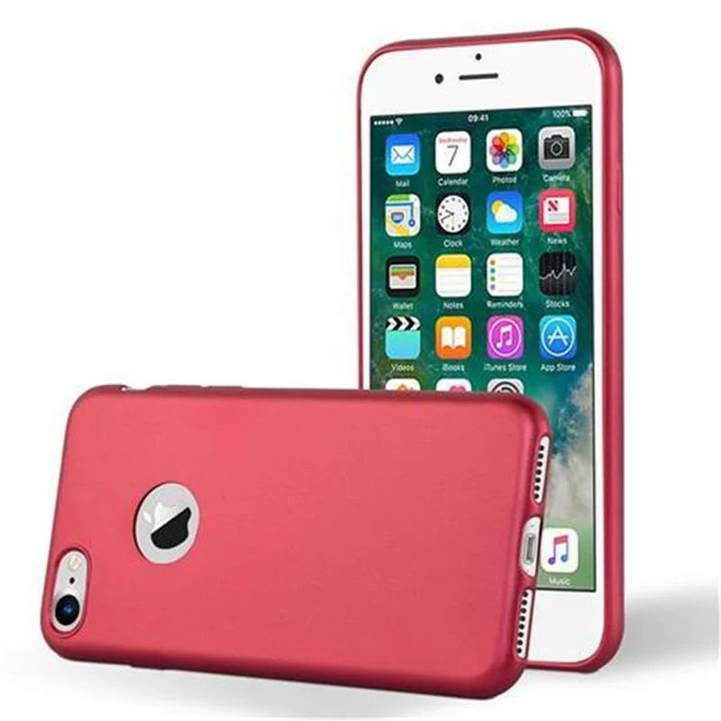 Cadorabo Hülle kompatibel mit Apple iPhone 7 / 7S / 8 / SE 2020 Schutzhülle aus flexiblem TPU Silikon