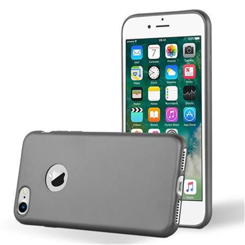Cadorabo Hülle kompatibel mit Apple iPhone 7 / 7S / 8 / SE 2020 Schutzhülle aus flexiblem TPU Silikon