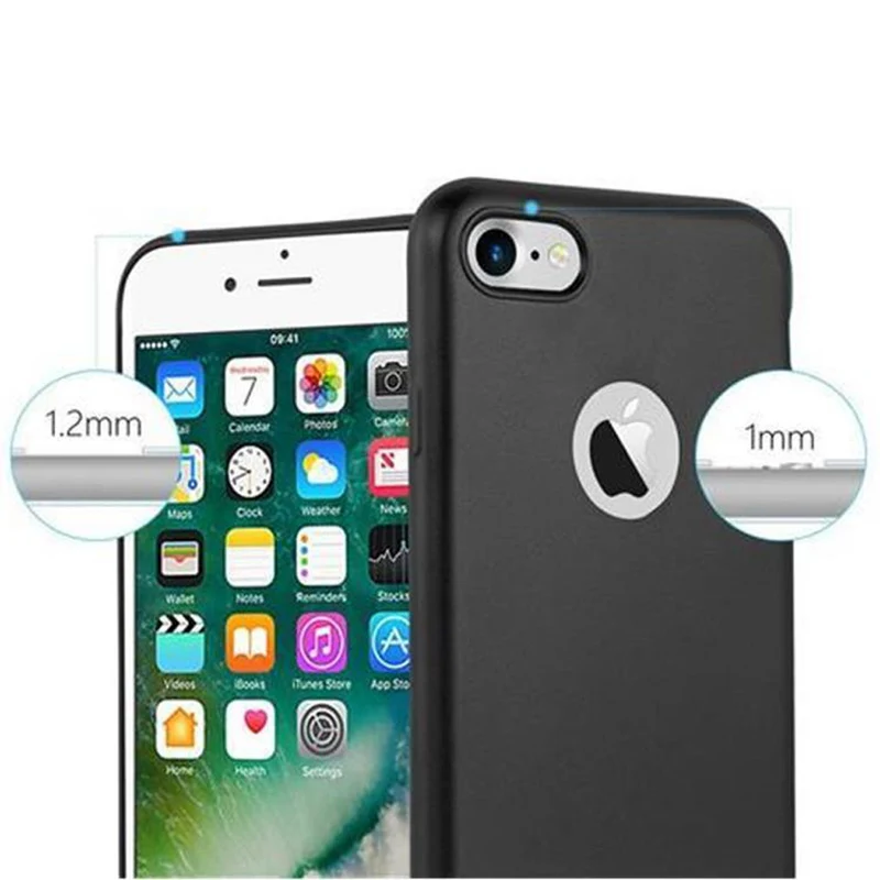 Cadorabo Hülle kompatibel mit Apple iPhone 7 / 7S / 8 / SE 2020 Schutzhülle aus flexiblem TPU Silikon