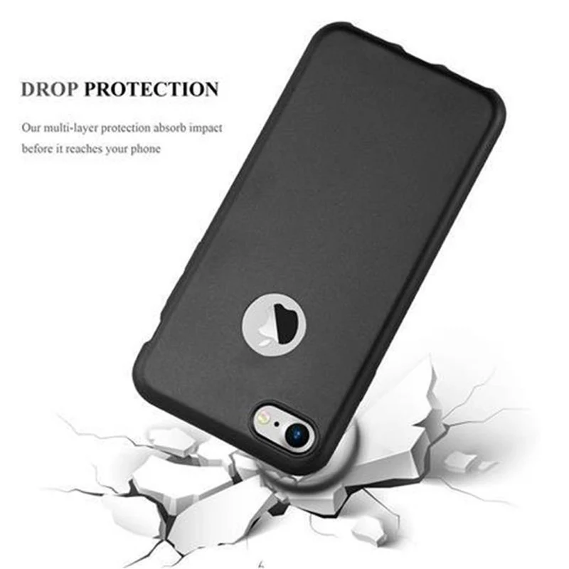 Cadorabo Hülle kompatibel mit Apple iPhone 7 / 7S / 8 / SE 2020 Schutzhülle aus flexiblem TPU Silikon