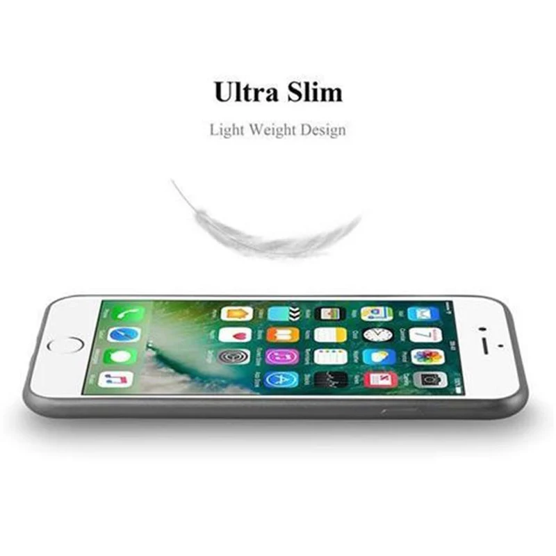 Cadorabo Hülle kompatibel mit Apple iPhone 7 / 7S / 8 / SE 2020 Schutzhülle aus flexiblem TPU Silikon