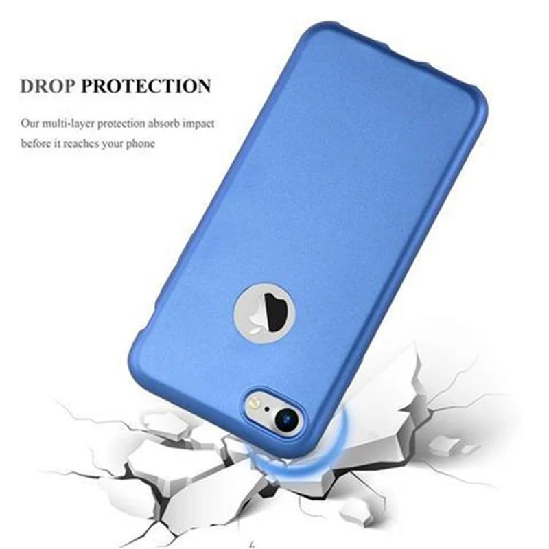 Cadorabo Hülle kompatibel mit Apple iPhone 7 / 7S / 8 / SE 2020 Schutzhülle aus flexiblem TPU Silikon