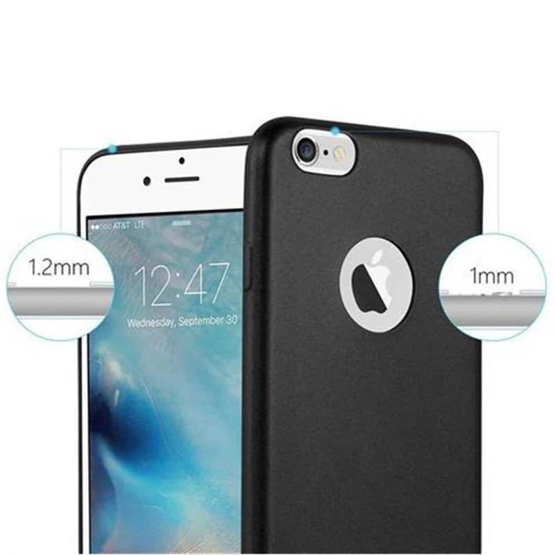 Cadorabo Hülle kompatibel mit Apple iPhone 6 PLUS / 6S PLUS Schutzhülle aus flexiblem TPU Silikon