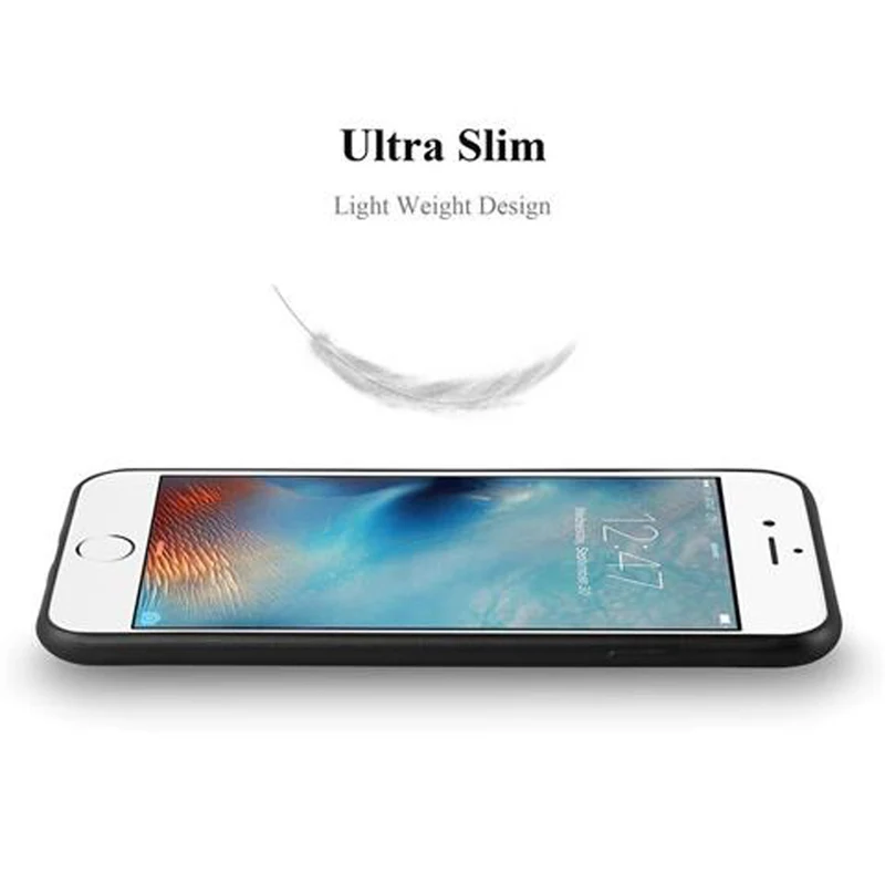 Cadorabo Hülle kompatibel mit Apple iPhone 6 PLUS / 6S PLUS Schutzhülle aus flexiblem TPU Silikon