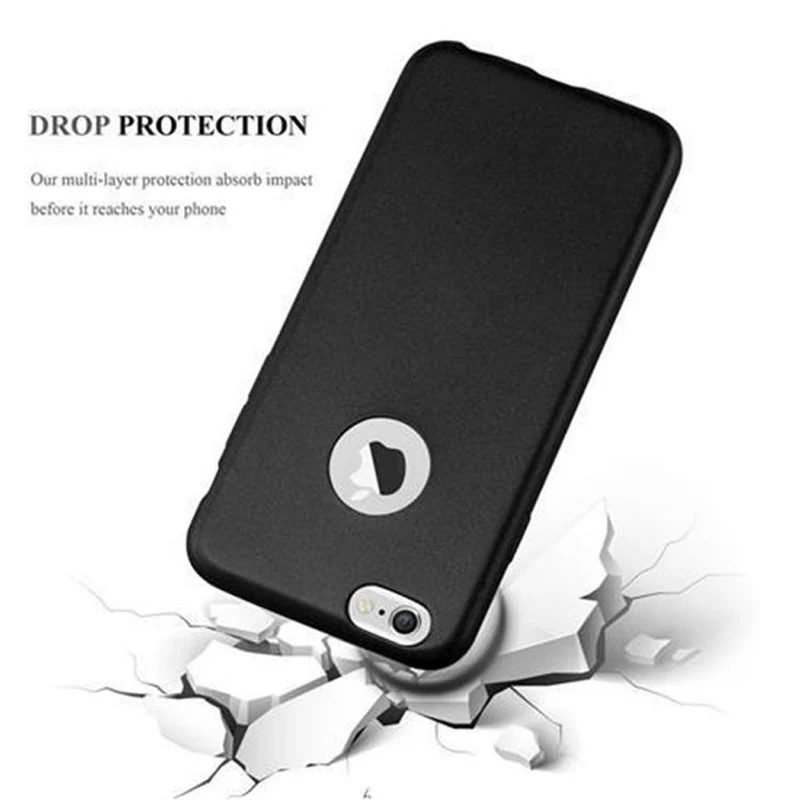 Cadorabo Hülle kompatibel mit Apple iPhone 6 PLUS / 6S PLUS Schutzhülle aus flexiblem TPU Silikon