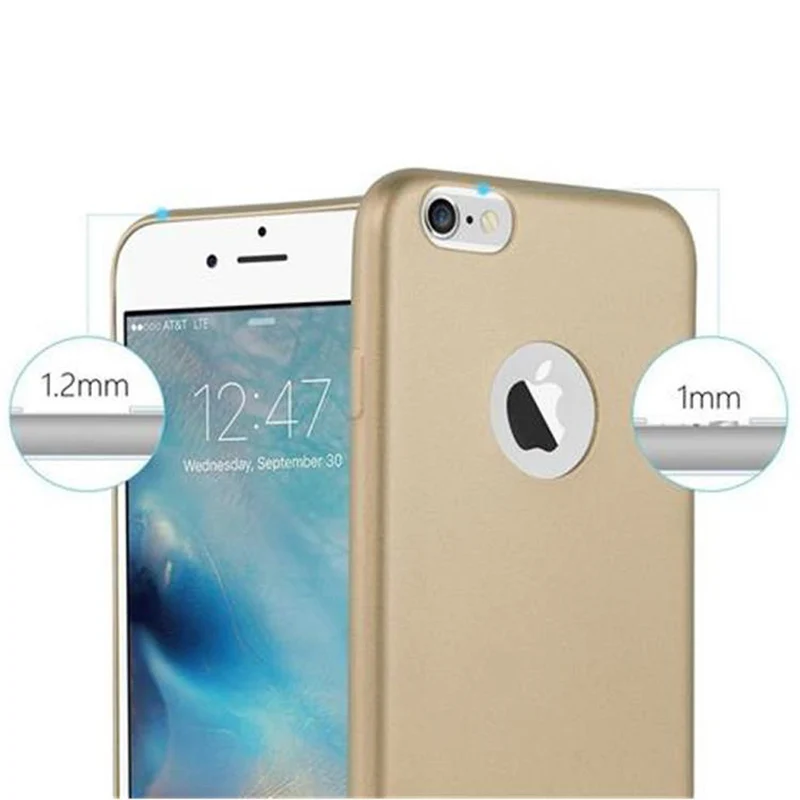 Cadorabo Hülle kompatibel mit Apple iPhone 6 PLUS / 6S PLUS Schutzhülle aus flexiblem TPU Silikon