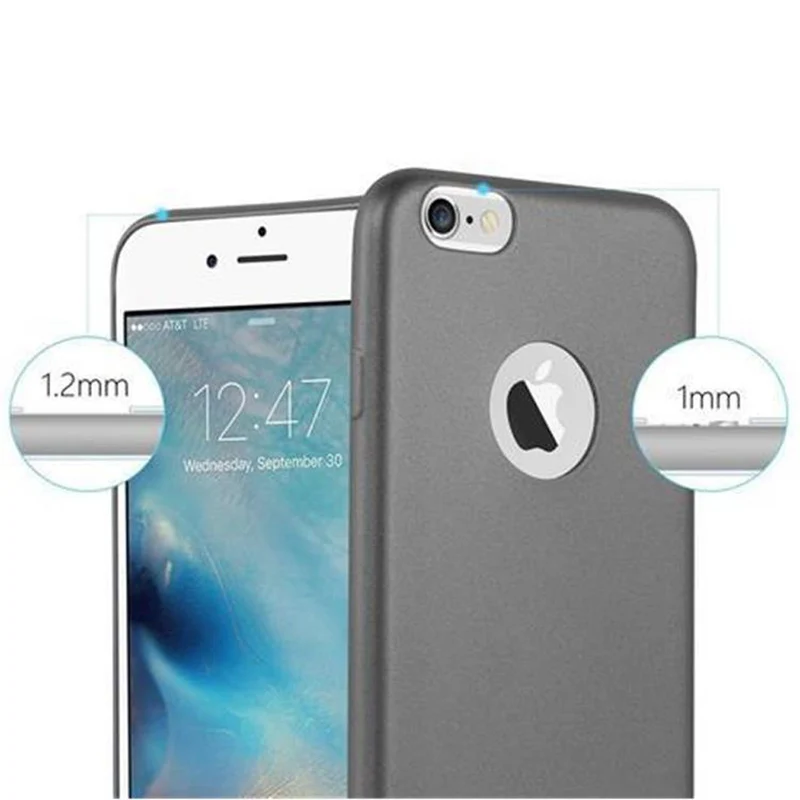 Cadorabo Hülle kompatibel mit Apple iPhone 6 PLUS / 6S PLUS Schutzhülle aus flexiblem TPU Silikon