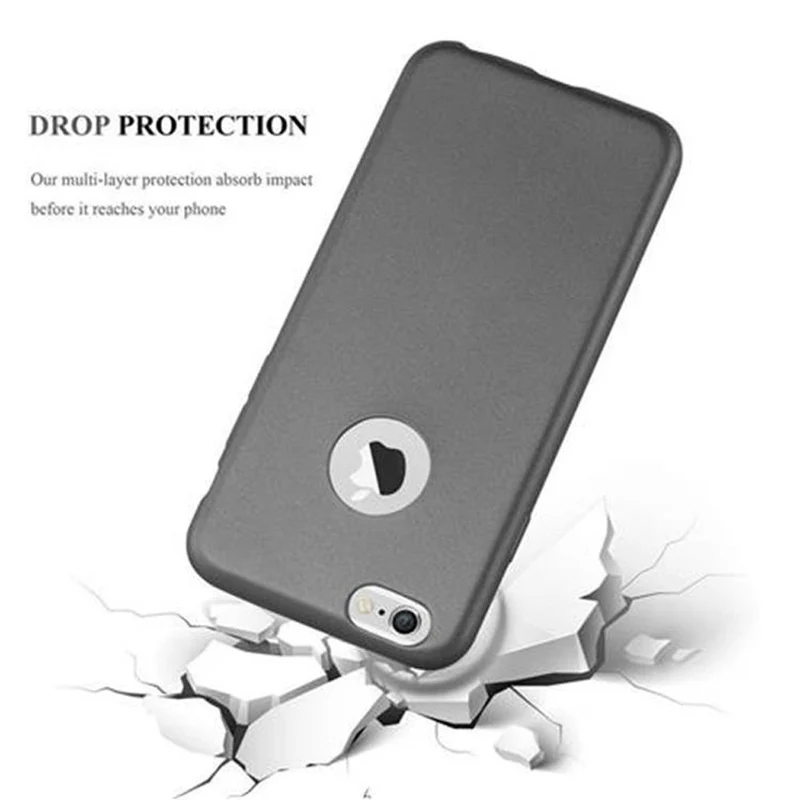 Cadorabo Hülle kompatibel mit Apple iPhone 6 PLUS / 6S PLUS Schutzhülle aus flexiblem TPU Silikon