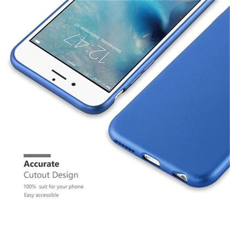 Cadorabo Hülle kompatibel mit Apple iPhone 6 PLUS / 6S PLUS Schutzhülle aus flexiblem TPU Silikon