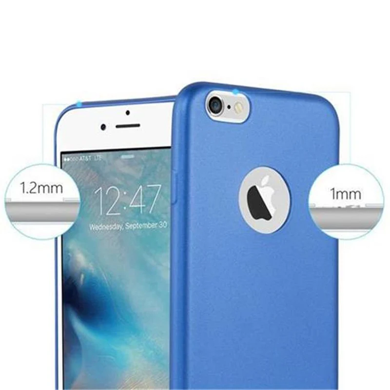 Cadorabo Hülle kompatibel mit Apple iPhone 6 PLUS / 6S PLUS Schutzhülle aus flexiblem TPU Silikon