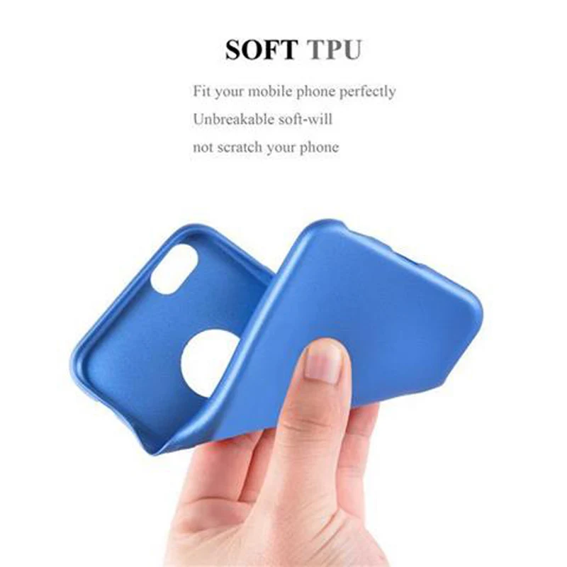 Cadorabo Hülle kompatibel mit Apple iPhone 6 PLUS / 6S PLUS Schutzhülle aus flexiblem TPU Silikon