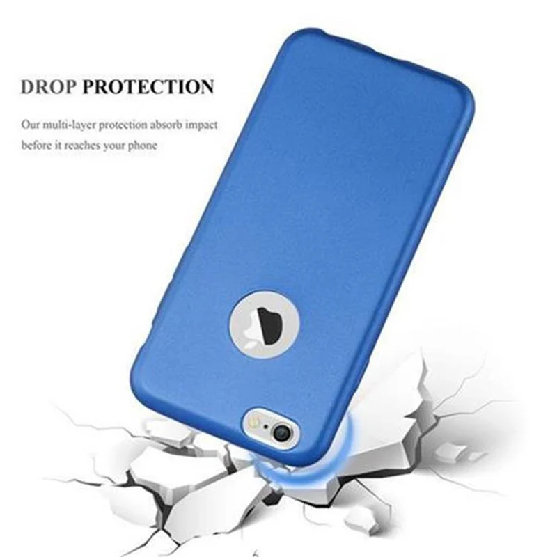 Cadorabo Hülle kompatibel mit Apple iPhone 6 PLUS / 6S PLUS Schutzhülle aus flexiblem TPU Silikon
