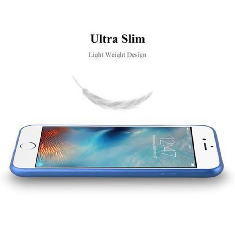Cadorabo Hülle kompatibel mit Apple iPhone 6 PLUS / 6S PLUS Schutzhülle aus flexiblem TPU Silikon