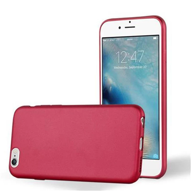 Cadorabo Hülle kompatibel mit Apple iPhone 6 / 6S Schutzhülle aus flexiblem TPU Silikon