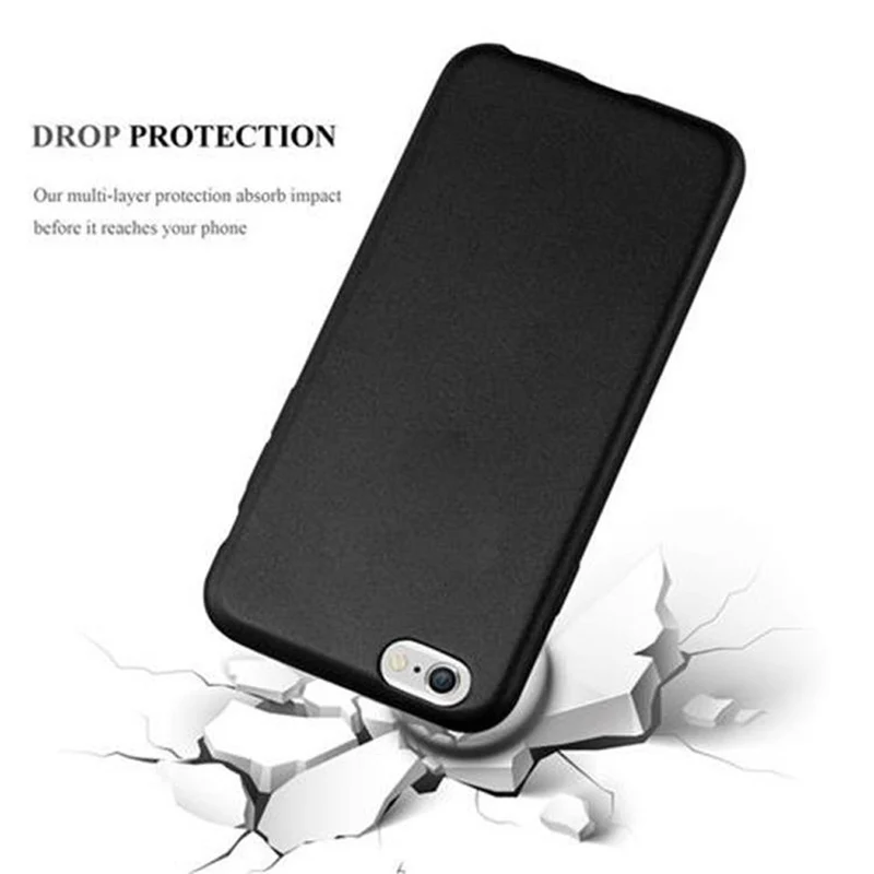 Cadorabo Hülle kompatibel mit Apple iPhone 6 / 6S Schutzhülle aus flexiblem TPU Silikon