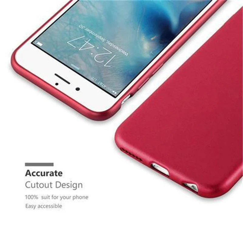 Cadorabo Hülle kompatibel mit Apple iPhone 6 / 6S Schutzhülle aus flexiblem TPU Silikon