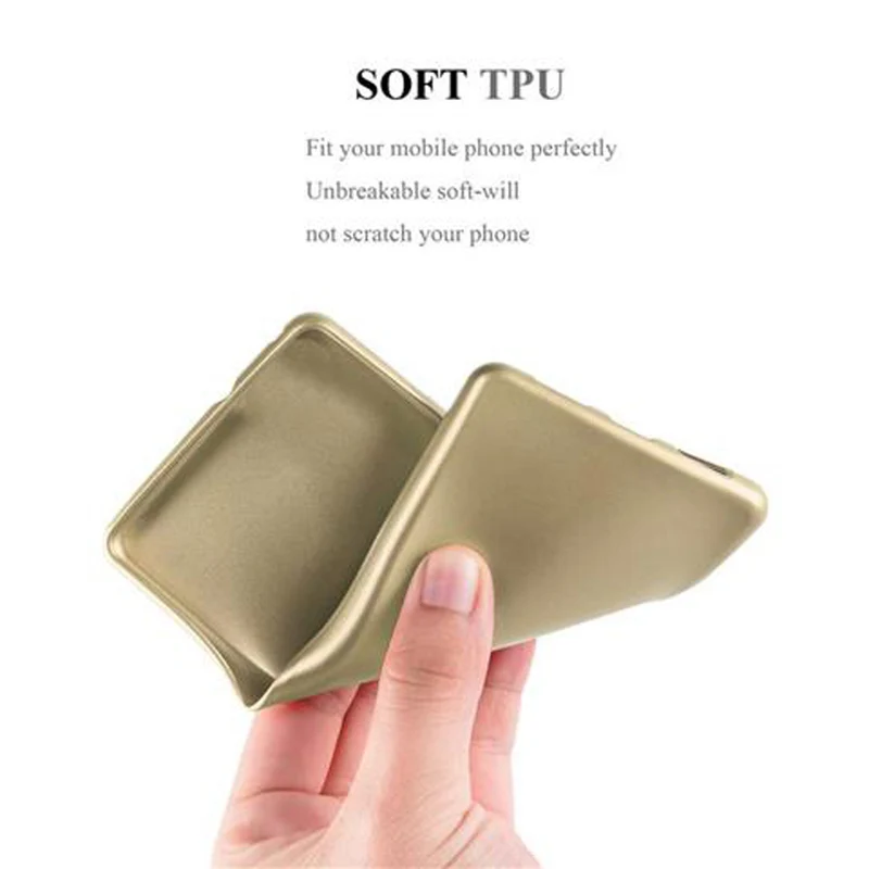 Cadorabo Hülle kompatibel mit Apple iPhone 6 / 6S Schutzhülle aus flexiblem TPU Silikon