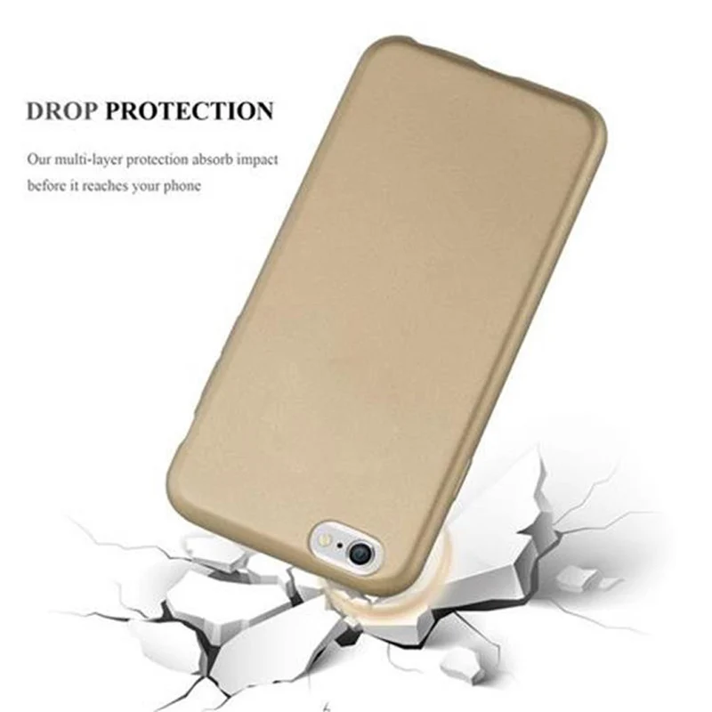 Cadorabo Hülle kompatibel mit Apple iPhone 6 / 6S Schutzhülle aus flexiblem TPU Silikon