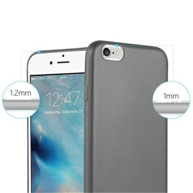 Cadorabo Hülle kompatibel mit Apple iPhone 6 / 6S Schutzhülle aus flexiblem TPU Silikon