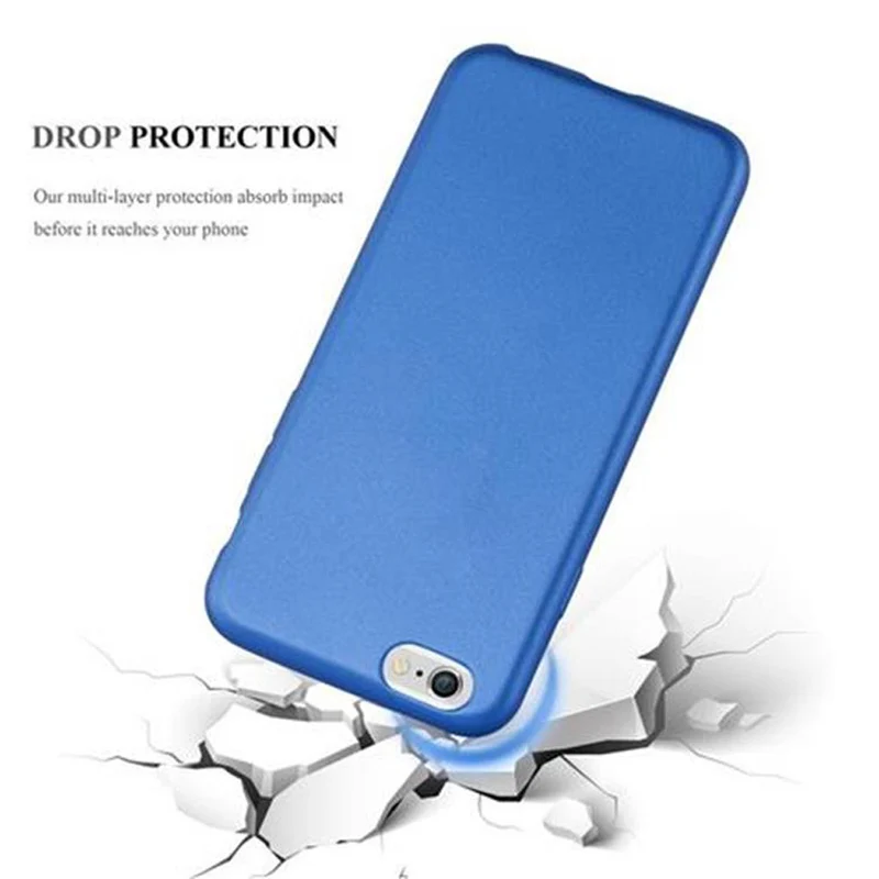Cadorabo Hülle kompatibel mit Apple iPhone 6 / 6S Schutzhülle aus flexiblem TPU Silikon