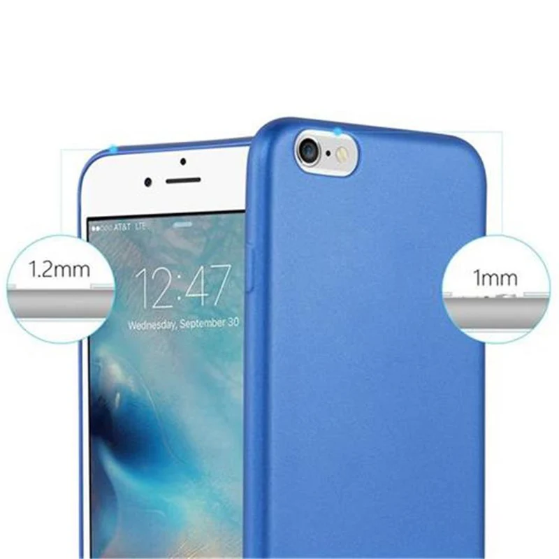 Cadorabo Hülle kompatibel mit Apple iPhone 6 / 6S Schutzhülle aus flexiblem TPU Silikon
