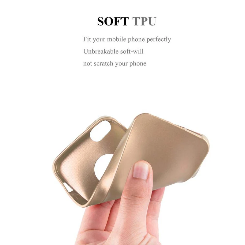 Cadorabo Hülle kompatibel mit Apple iPhone 5 / 5S / SE 2016 Schutzhülle aus flexiblem TPU Silikon