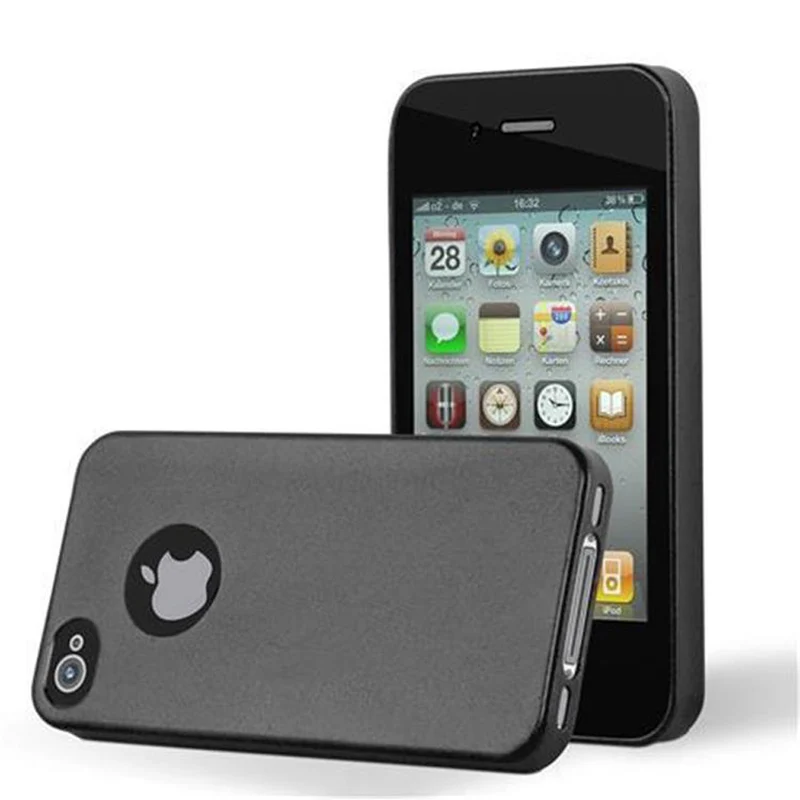 Cadorabo Hülle kompatibel mit Apple iPhone 4 / 4S Schutzhülle aus flexiblem TPU Silikon