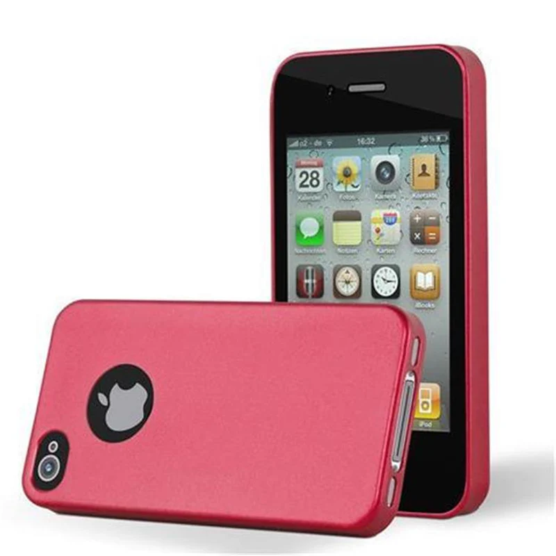 Cadorabo Hülle kompatibel mit Apple iPhone 4 / 4S Schutzhülle aus flexiblem TPU Silikon