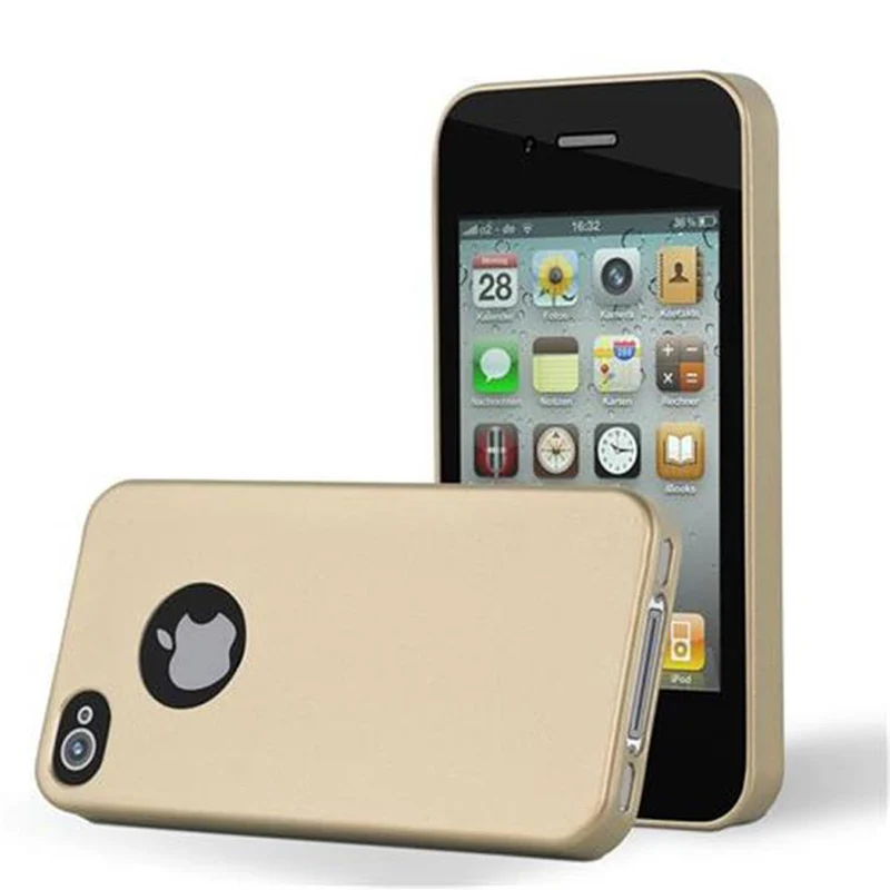 Cadorabo Hülle kompatibel mit Apple iPhone 4 / 4S Schutzhülle aus flexiblem TPU Silikon
