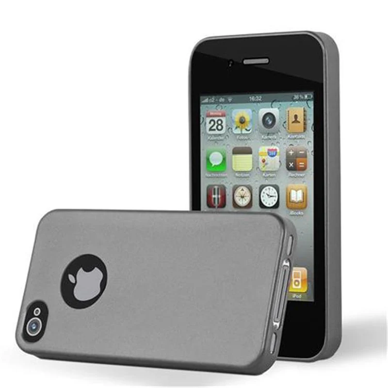 Cadorabo Hülle kompatibel mit Apple iPhone 4 / 4S Schutzhülle aus flexiblem TPU Silikon