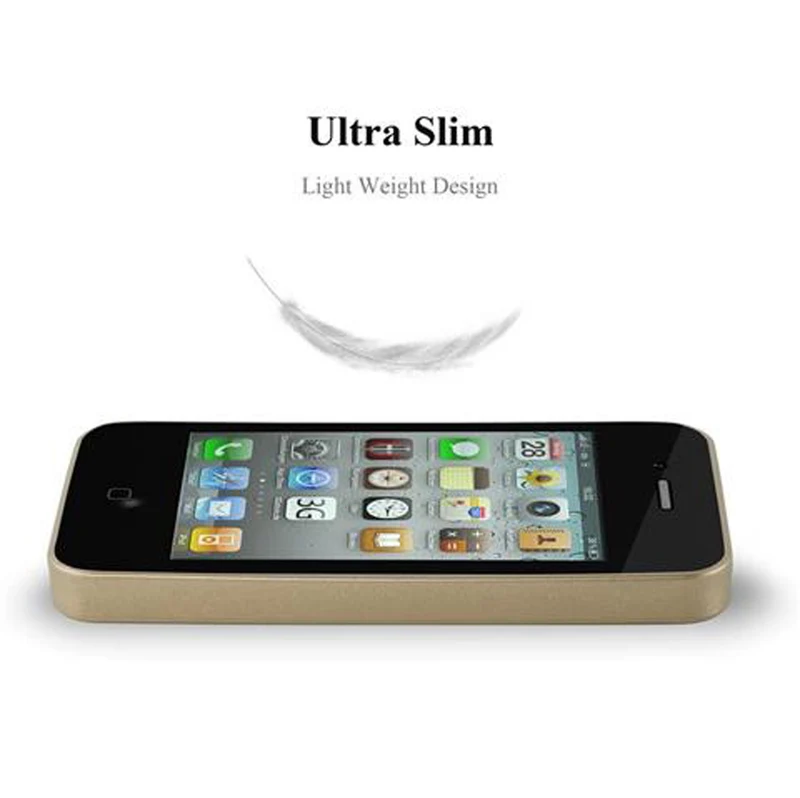 Cadorabo Hülle kompatibel mit Apple iPhone 4 / 4S Schutzhülle aus flexiblem TPU Silikon