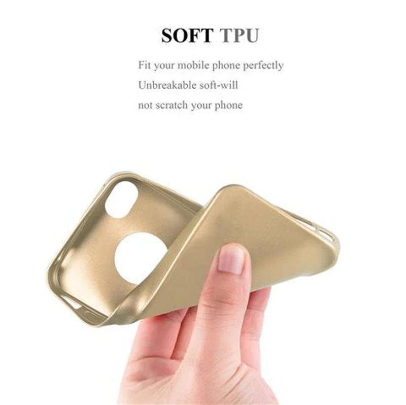 Cadorabo Hülle kompatibel mit Apple iPhone 4 / 4S Schutzhülle aus flexiblem TPU Silikon