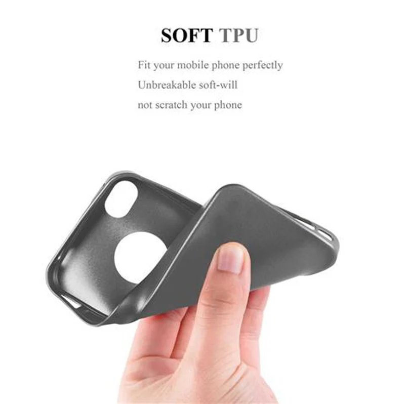 Cadorabo Hülle kompatibel mit Apple iPhone 4 / 4S Schutzhülle aus flexiblem TPU Silikon