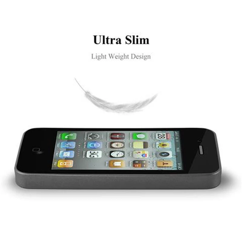 Cadorabo Hülle kompatibel mit Apple iPhone 4 / 4S Schutzhülle aus flexiblem TPU Silikon