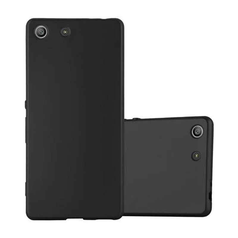 Cadorabo Hülle kompatibel mit Sony Xperia M5 Schutzhülle aus flexiblem TPU Silikon