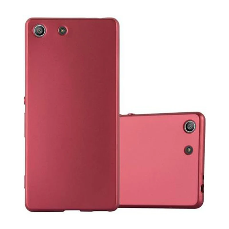 Cadorabo Hülle kompatibel mit Sony Xperia M5 Schutzhülle aus flexiblem TPU Silikon