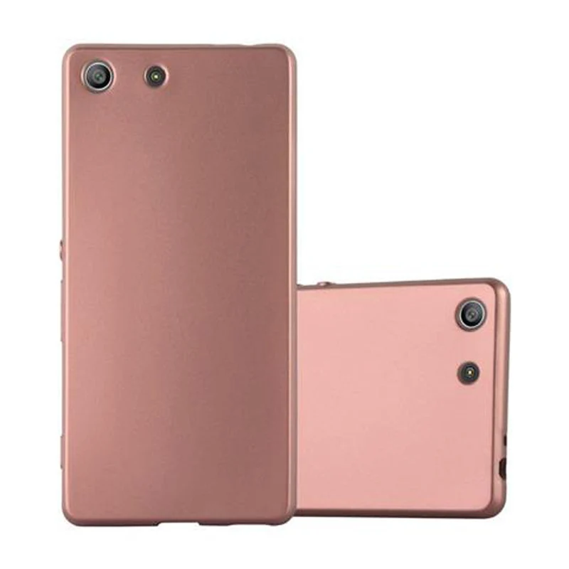 Cadorabo Hülle kompatibel mit Sony Xperia M5 Schutzhülle aus flexiblem TPU Silikon