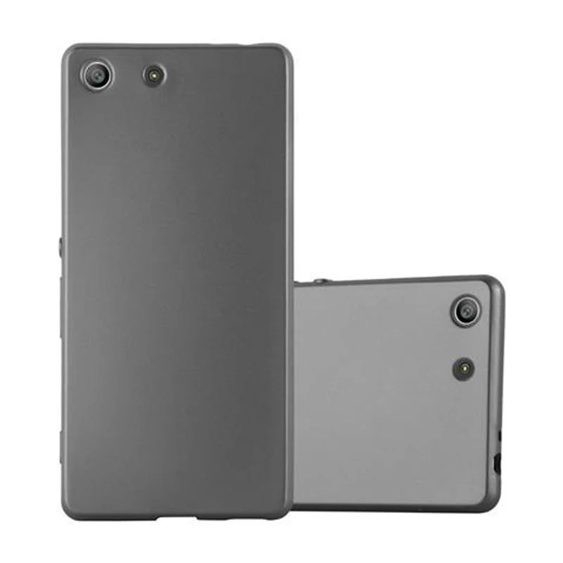 Cadorabo Hülle kompatibel mit Sony Xperia M5 Schutzhülle aus flexiblem TPU Silikon