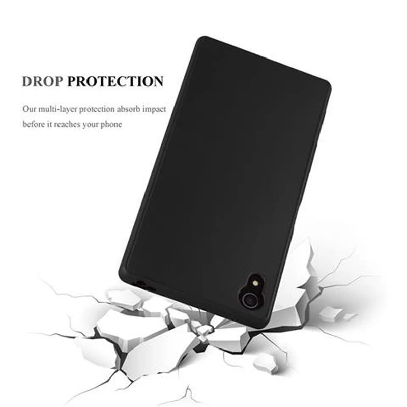 Cadorabo Hülle kompatibel mit Sony Xperia Z5 Schutzhülle aus flexiblem TPU Silikon