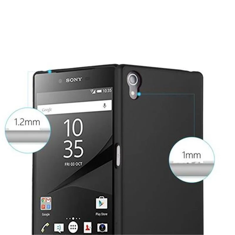 Cadorabo Hülle kompatibel mit Sony Xperia Z5 Schutzhülle aus flexiblem TPU Silikon