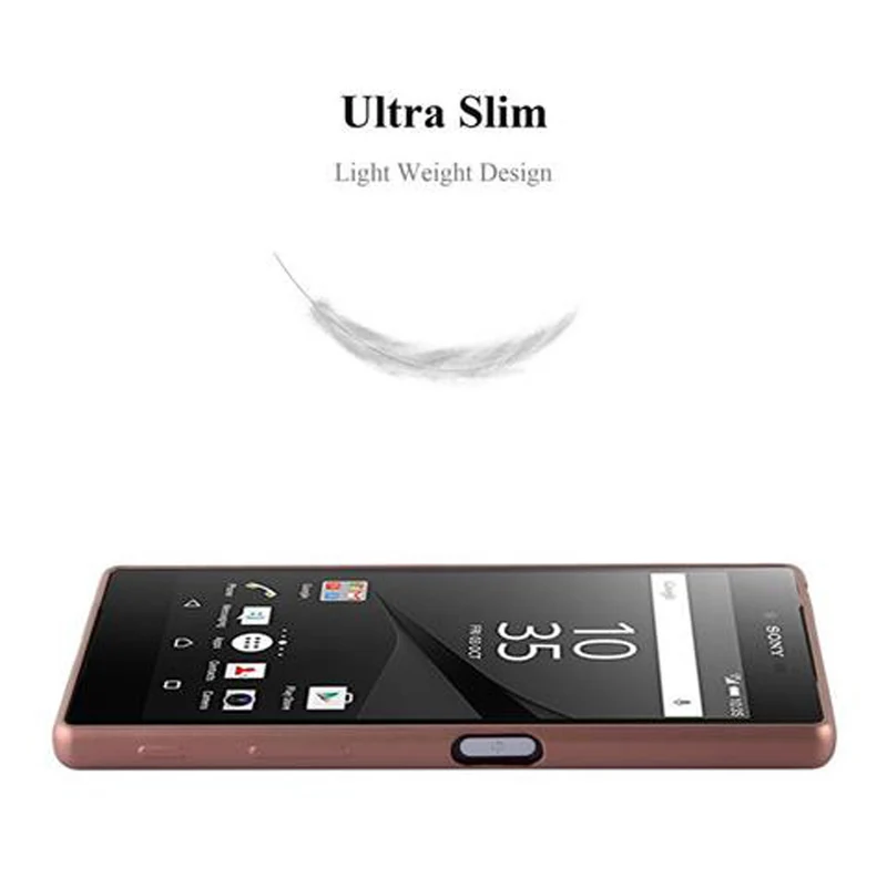 Cadorabo Hülle kompatibel mit Sony Xperia Z5 Schutzhülle aus flexiblem TPU Silikon