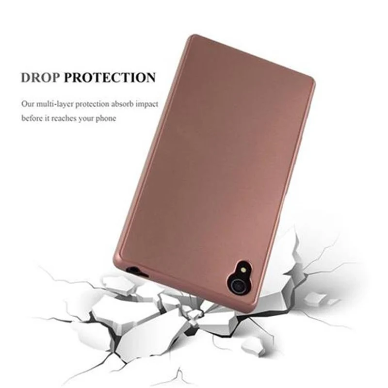 Cadorabo Hülle kompatibel mit Sony Xperia Z5 Schutzhülle aus flexiblem TPU Silikon